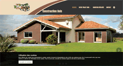 Desktop Screenshot of ossature-bois-64.fr